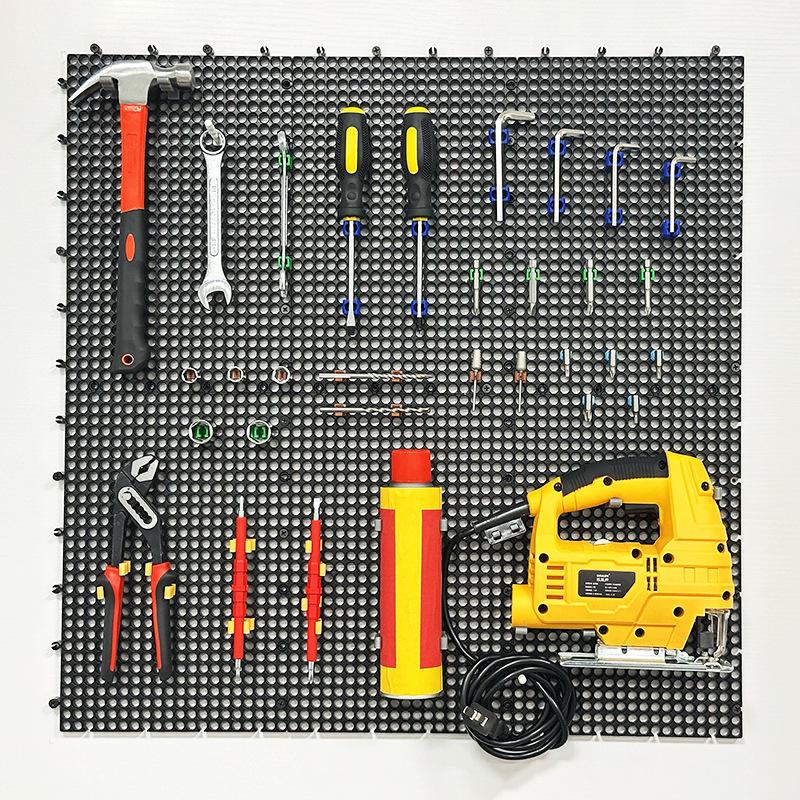 Universal Pegboard Tool Rack: Hardware Hanging Board & Display Shelf for Auto Repair