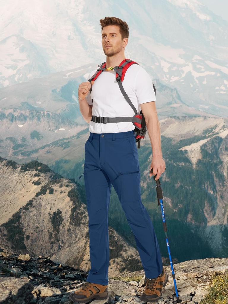 Fishing Pants for Spring Rain Waterproof Fishing Mountain Climbing Long Large M [MAGCOMSEN] Men, Pants, Pants, Breathable, Quick-Drying, Pants, Men's