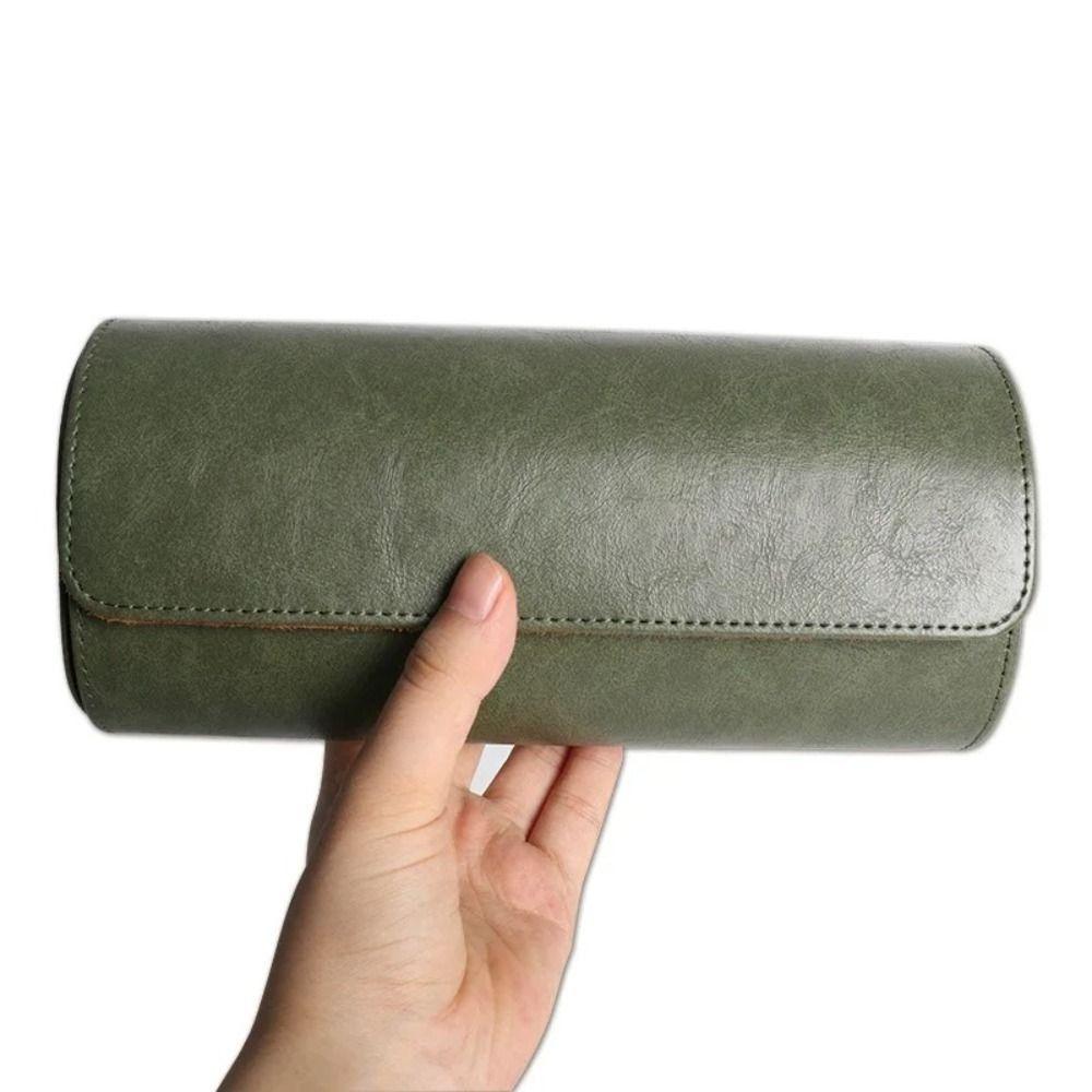 PU Leather Watch Holder Multi-Slot Watch Storage Box Vintage Watch Travel Roll  Watch Accessories