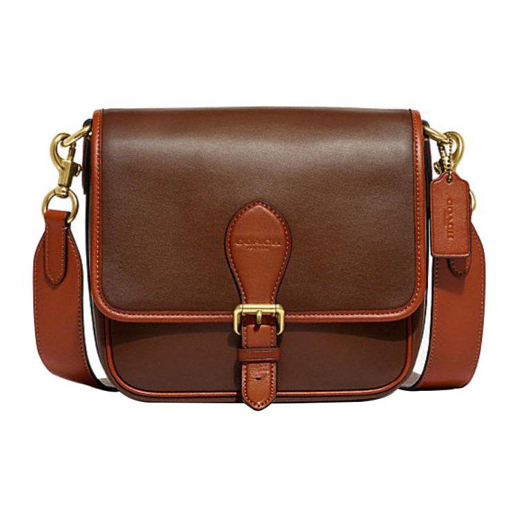 

Coach Frankie 21 Magnetic Closure Leather Shoulder Crossbody Bag Small Women bags Brown CH768-VIB Basic Set (Bag+Dust Bag)