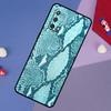 Snake Skin Print Case For Oppo A60 A80 A40 A6 A5 Pro A15 A16 A17 A57 A94 A74 A54 A76 A96 A18 A38 A58 A78 A98