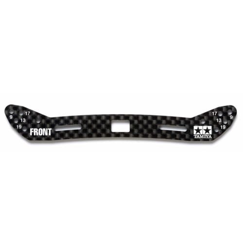 Tamiya Mini 4WD Special Edition HG Carbon Fiber Stay for Front Wide Sliding Damper, 2mm (Product Number: 95284)