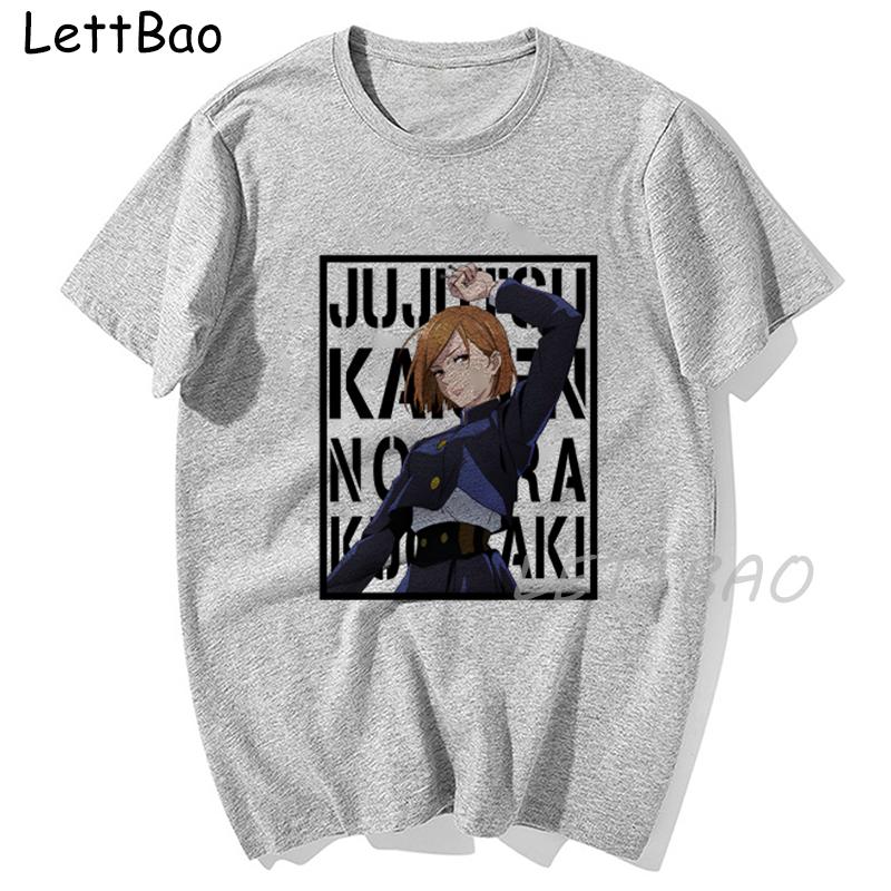 Japanese Anime Jujutsu Kaisen Yuji Itadori Harajuku Women T Shirt Manga Print Tees T Shirt Male