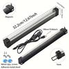 Black Light LED Bar 9W Magnetic Portable Fluorescent Lamp USB Fluorescent Black Light Strip For Home Club Living Room Bedroom