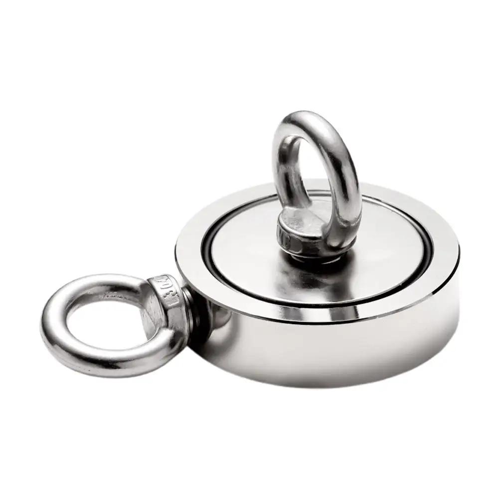 Double-Sided Magnet Fishing Kit With Case, Premium Fishing Magnet Kit For Retrieving Items In River, Lake, Beach, Lawn. S3P9