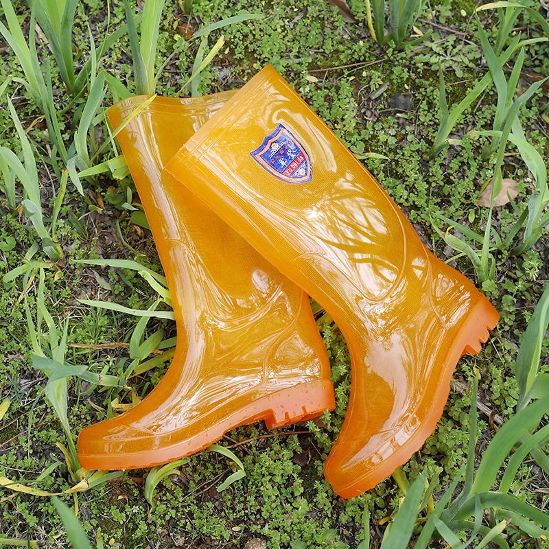 Gold Business Factory Direct Stylish Non-Slip Waterproof Rain Boots for On-Time Delivery Guaranteed