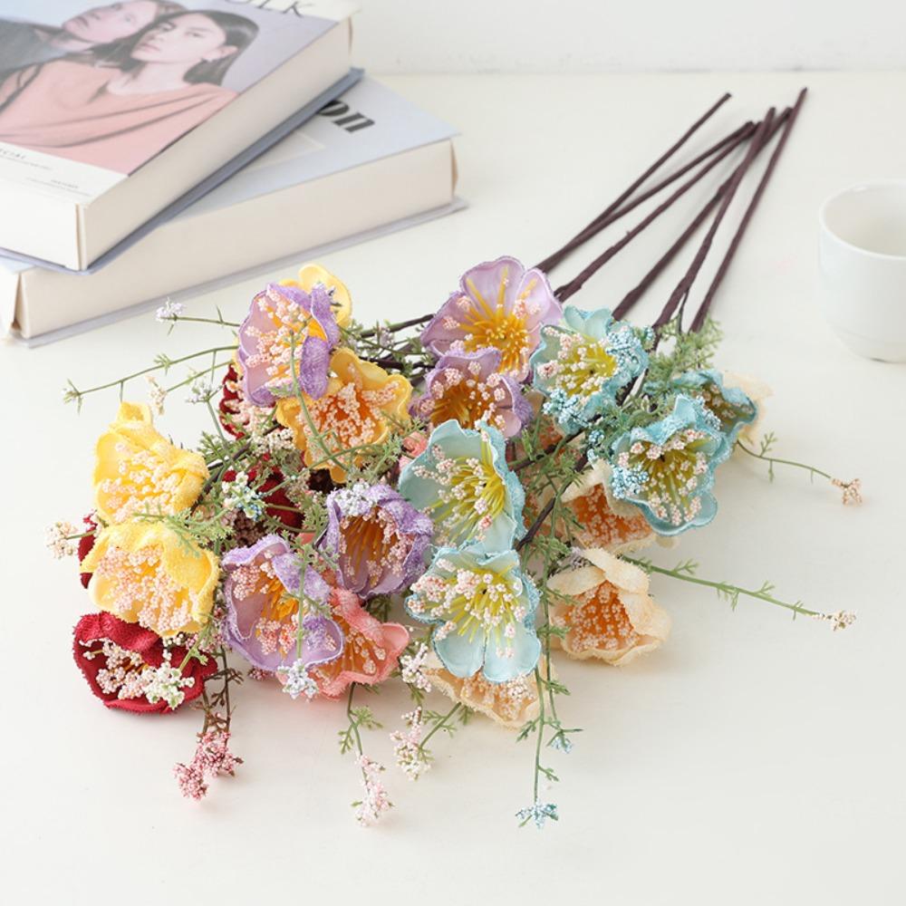 

Realistic Simulated Azaleas Pink Butterfly Fake Flower Artificial Flowers Home Decor