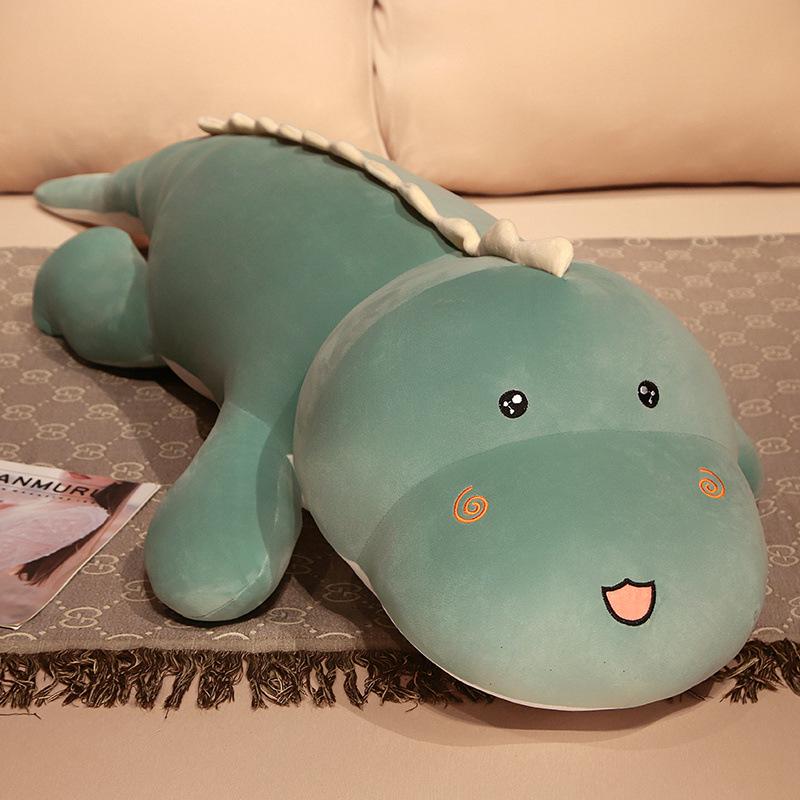

Dinosaur Plush Leg-Clamping Pillow - Large Size Bedtime Toy 80cm 0.5kg