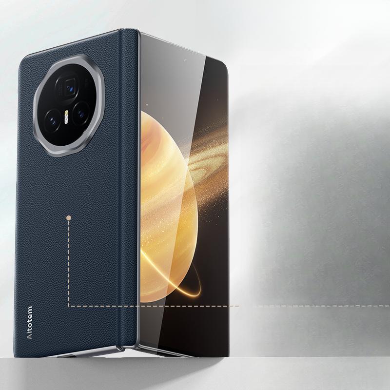 

Совместим с чехлом для телефона HONOR Magic V3, пружинный шарнир Vs2, противоударный, полная защита V2, магнитный, деловой, однотонный кожаный чехол Honor Magic V2