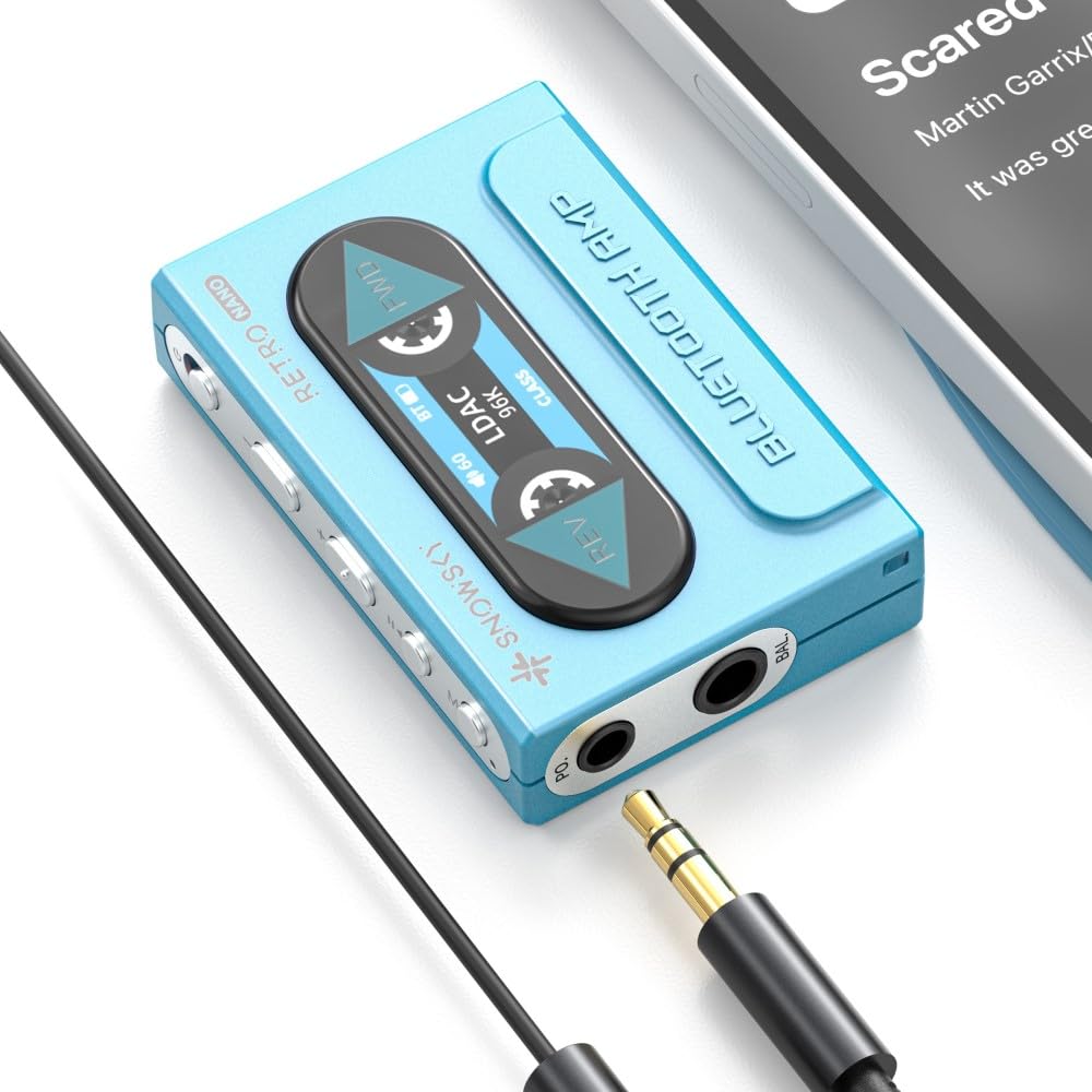 FIIO Snowsky RETRO NANO Blue from an Authorized Japanese Includes Serial Portable Bluetooth Amplifier FIO-SSRETRONANO-L [Ships Retailer, Number]