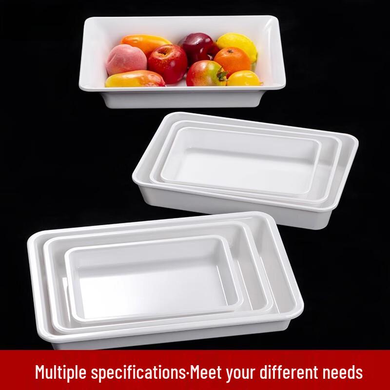 Melamine Rectangular Food Display Tray