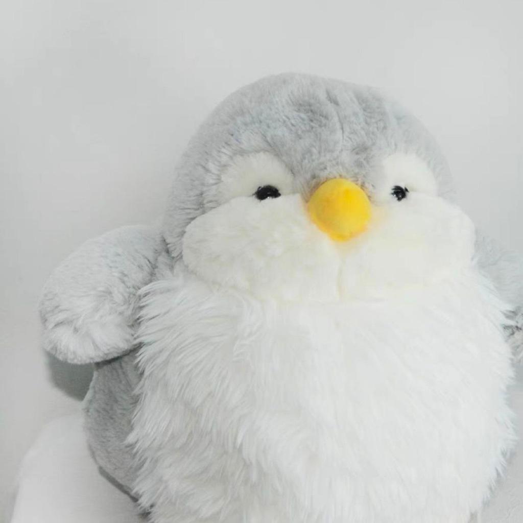 Adorable Fluffy Penguin Plush Toy - Perfect Bedtime Companion or Birthday Gift for Girlfriend