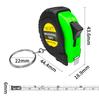 For Mini Retractable Tape Measure 1 Meter 3FT Keychain Portable Measuring Tool
