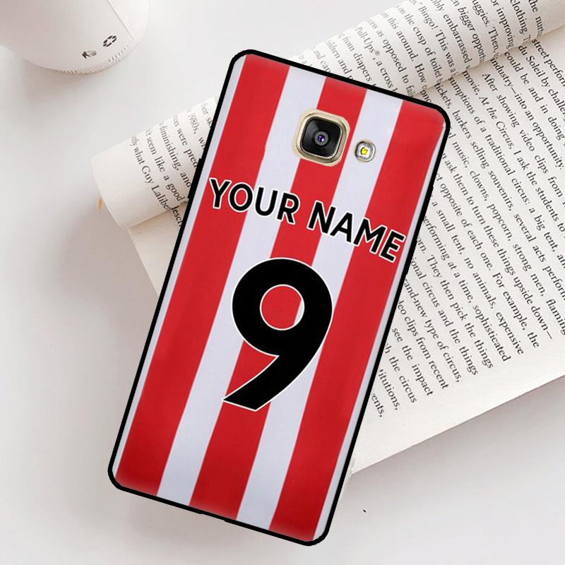 Personalised Football Name Number Cover For Samsung Galaxy J8 A7 A9 J4 J6 A6 A8 Plus 2018 A3 A5 J1 2016 J7 J5 J3 2017 Case
