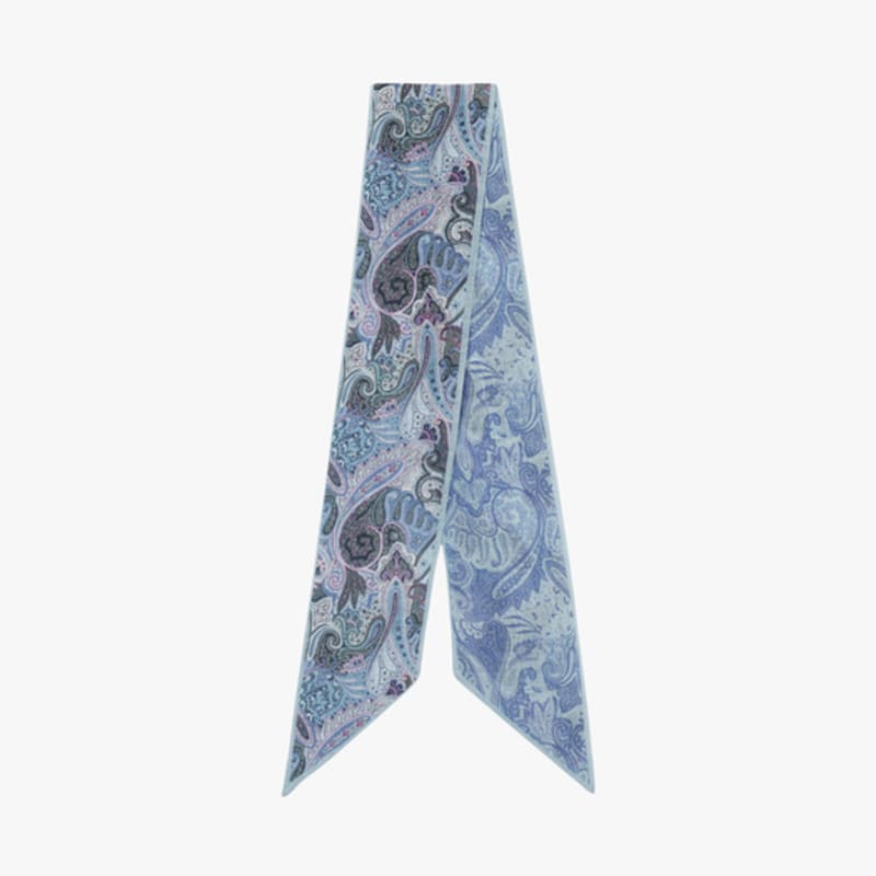Healiote HEAL PAISLEY TIE SCARF_SKY BLUE
