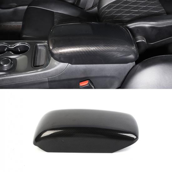 Carbon Fiber Armrest Box Panel Cover For Jeep Grand Cherokee/Durango 2011-20 USA