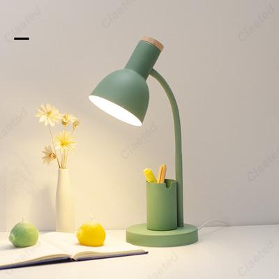 Kreative Schreibtischlampe mit Stifthalter, nordisches süßes Licht, ordentlicher Tisch, Zimmer, Schreibtische, Computer, Büros, Baby, Nachtdekoration, Schlafzimmer