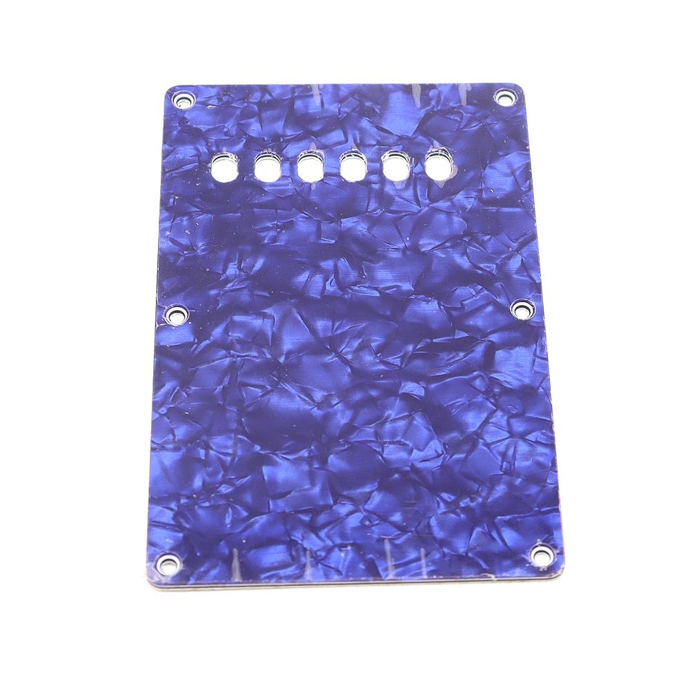 6 Hole Pvc Guitar Back Plate Pickguard Tremolo Backplate For St Modern   Style Electric Guitar Special Offer