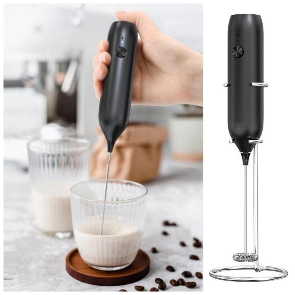 Quiet Operation Electric Milk Frother Handheld Mini Foam Maker Electric Whisk  Baking Tool