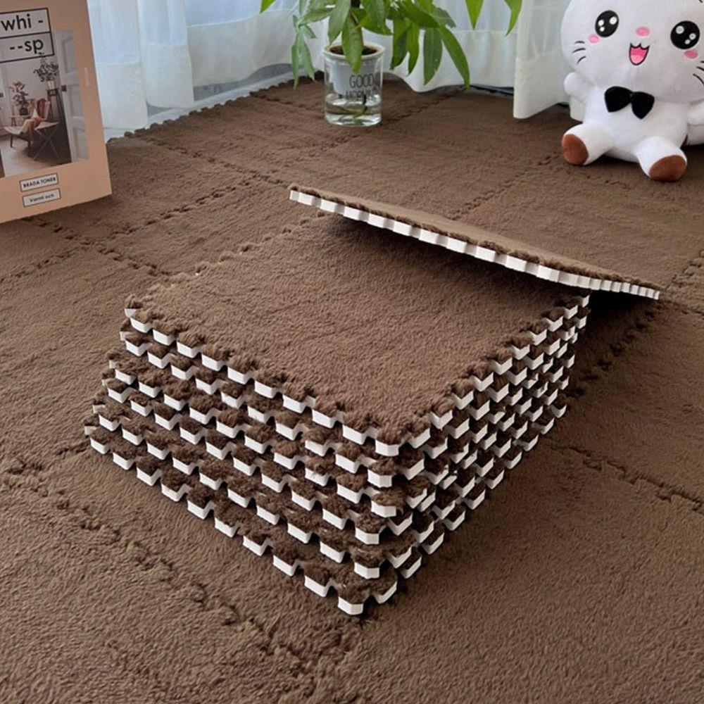 Geschenk Zuhause Schaumstoff Baby Spielmatte Bebe Matratze Plüsch Patchwork Bodenmatte Übung Kinder Teppich