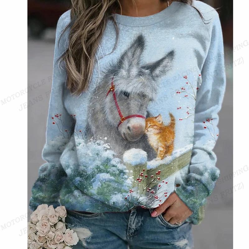 

Винтажная толстовка с капюшоном Женская мода Толстовки с круглым вырезом Свитшоты с принтом пейзажей Женские толстовки с капюшоном Толстовки с длинным рукавом Пальто с круглым вырезом Пуловеры 8XL