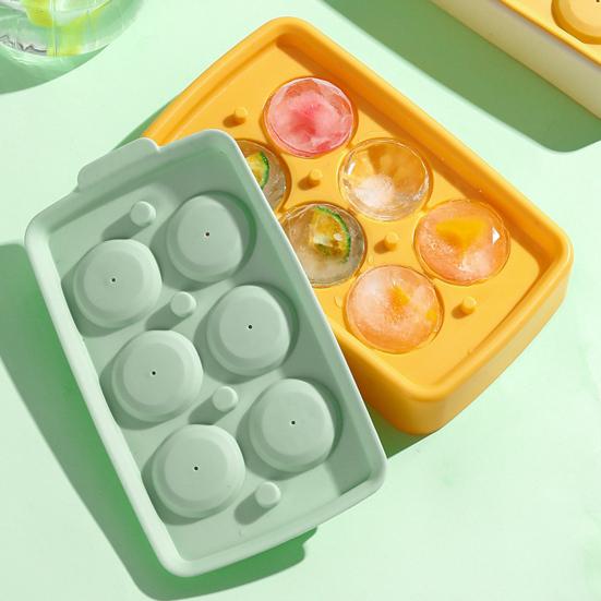 3D Round Ice Cube Tray Plastic Ice Grid Ball Ice Cube Mold Refrigerator Moulds Tools Ball Maker Bar Home Party Kitchen Tools