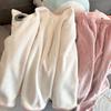 A Bao Xi Women's Coral Fleece Winter Pajama Cardigan Set - Flannel Wear for Girls & Students, Indoor/Outdoor