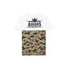 Adidas Summer Attack Camouflage Color Block Sports Crew Neck Short Sleeve T-Shirt Men Tops White AI6065