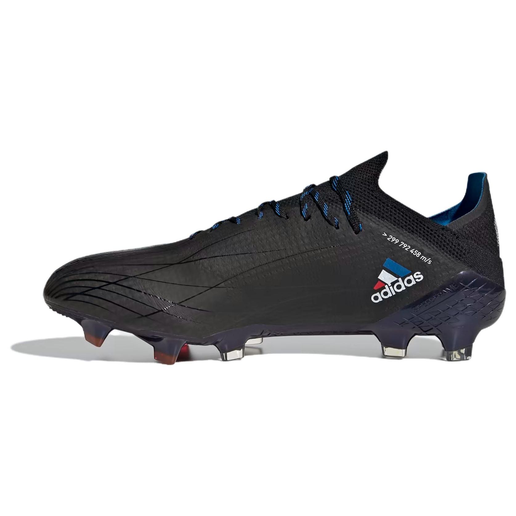Adidas X Speedflow.1 FG Черный Ярко-Красный Мужские Кроссовки Core-Black Cloud-White GW7454 40⅔