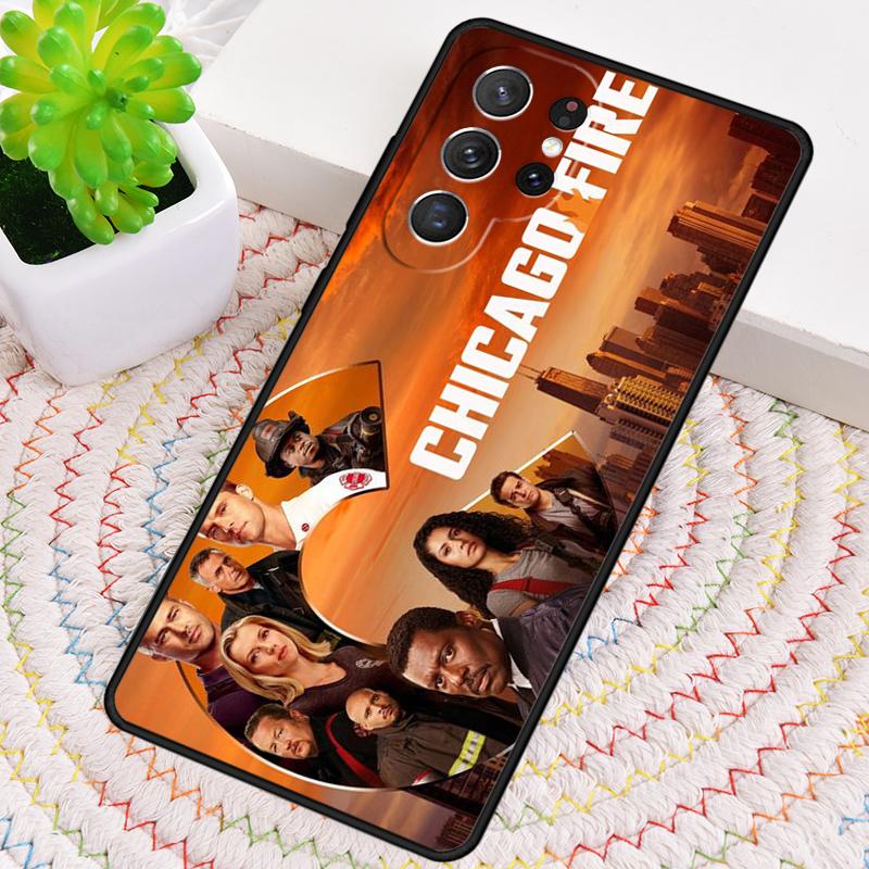 Chicago Fire TV Show Soft Phone Case for Samsung Galaxy Note 10 Pro S26 Ultra S23 S24 FE S25 S21 S22 PLUS Shockproof Cove