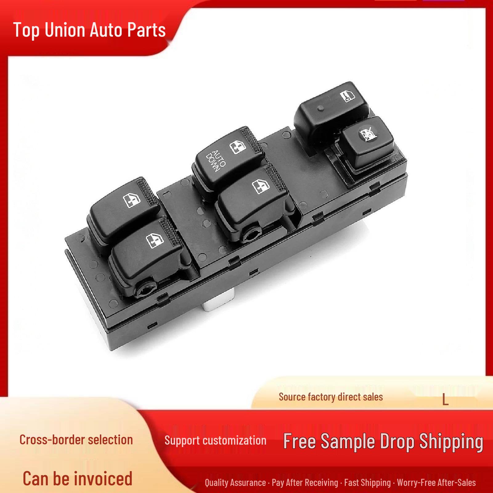 93570-EF000: Compatible with 2005-2010 Hyundai Kia Sportage Window Lift Switch Neutral