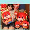 Dragon Year Mascot Plush Toy Good Luck Charm For Chinese New Year Wholesale Activity Gift