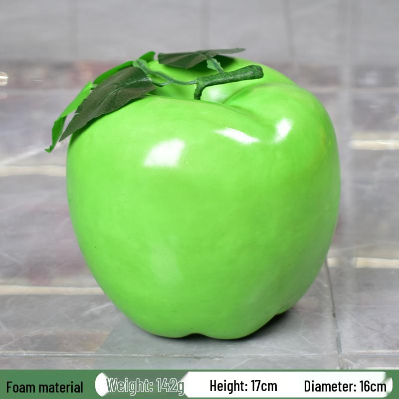Red Delicious Artificial Apple Ornament for Decorations