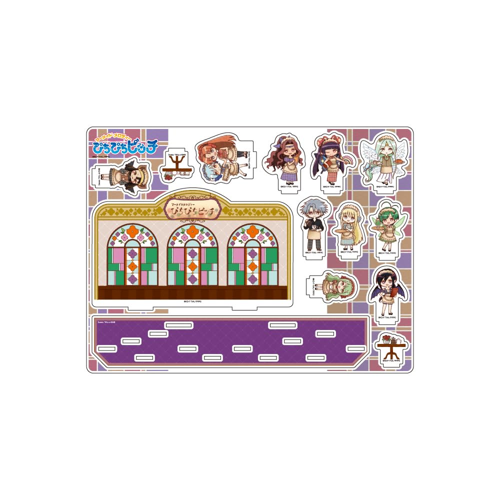

Mermaid Melody Pichi Pichi Pitch 04 Alignment Design B Retro Cafe Art Acrylic Diorama ver. [Retro Illustration]