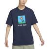New Nike T Shirts Men's Navy Blue FB8139-410