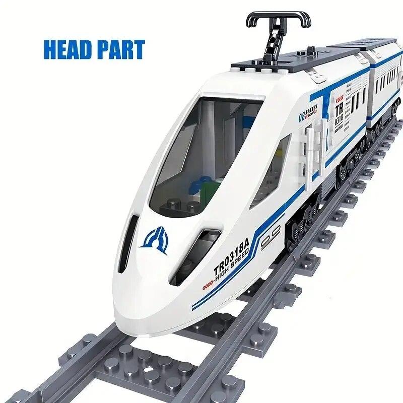 Technical Train Maintenance Advanced Model City Rail Tracks Building Blocks Toys For Kids Boys