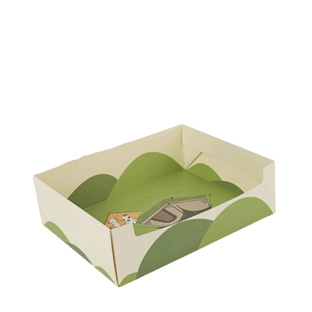 Thickened Cat Toilet Litter Tray Foldable Travel Cats Poop Toilet Outdoor
