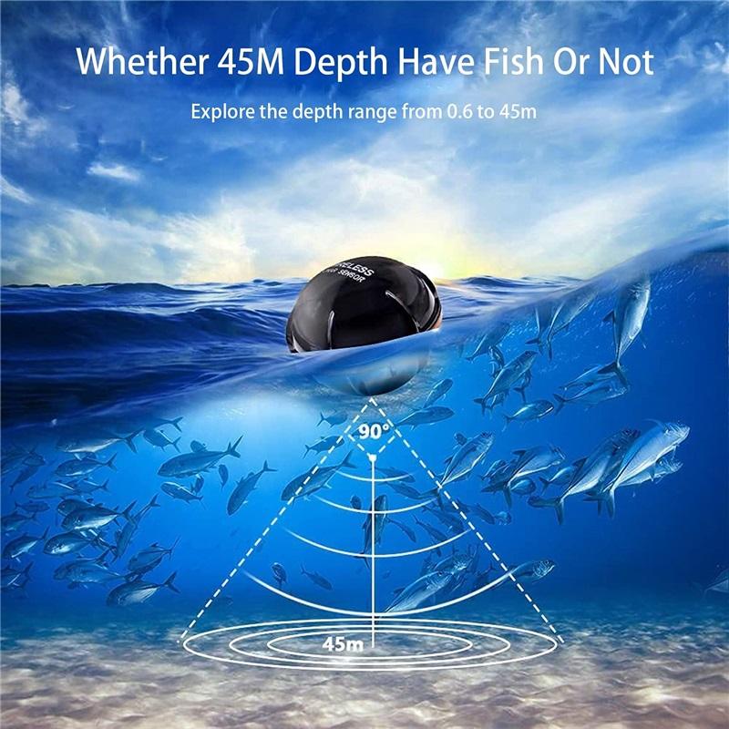2025 NEW Smart Wireless Fish Finder Portable Sonar Fish Finders Fishing Echo Sounder Fishing Detector Fish Finder Fishing Access