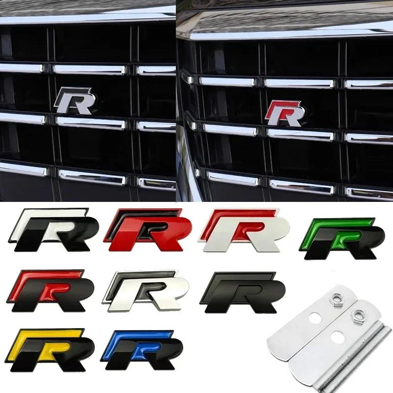 2026 Hot For VOLKSWAGEN VW Metal Front Trunk Grille Emblem for Volkswagen Tiguan Bora Golf MK4 Passat B5 B6 Touran Jetta Beetle 