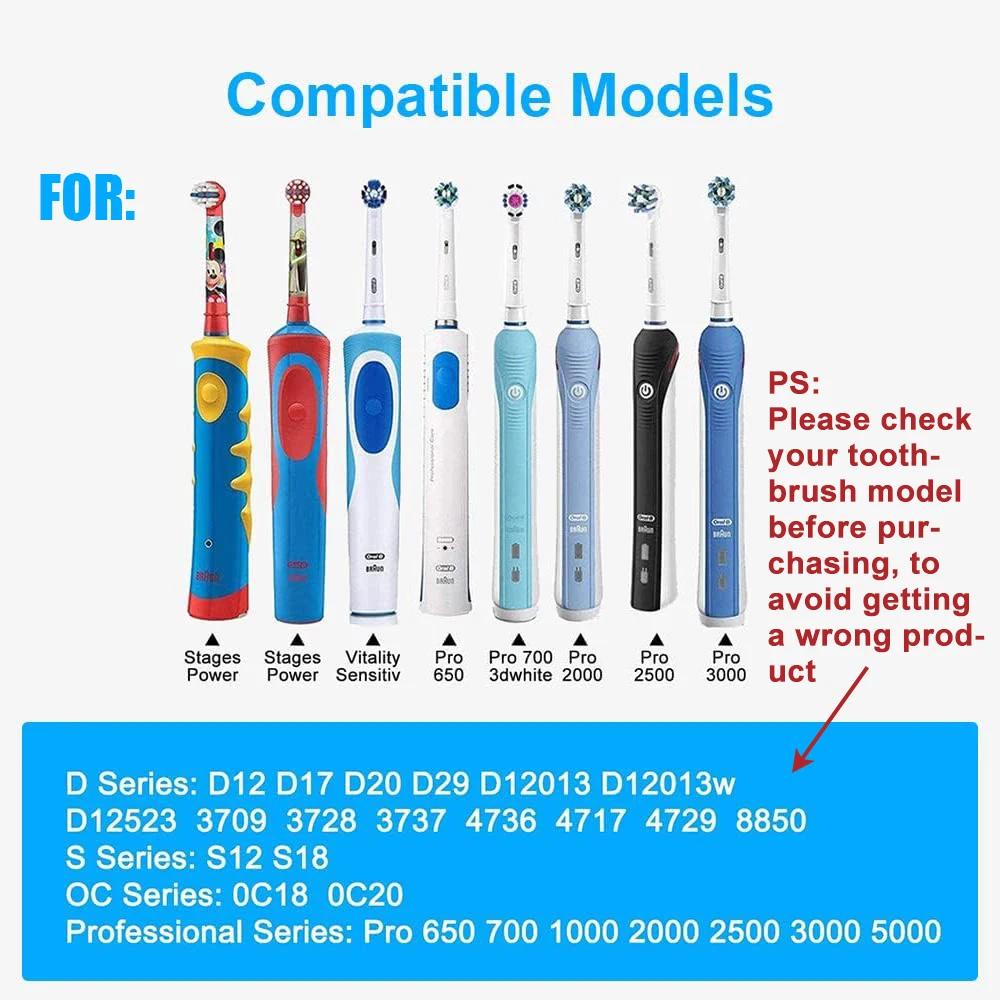 1pc Electric Toothbrush Replacement Charger For More Safety Compatible with Most Oral B Toothbrush