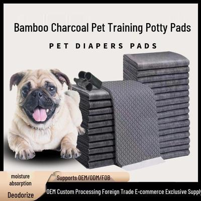 Thickened Bamboo Charcoal Deodorizing Pet Urine Pad - Absorbent, Leak-Proof, Customizable for Dogs and Cats