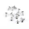 M4 A2 Stainless Steel Hex Socket Screws Bolt With Hex Nuts Assortted Set(Flat head)