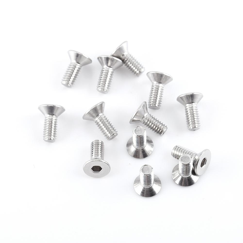 M4 A2 Stainless Steel Hex Socket Screws Bolt With Hex Nuts Assortted Set(Flat head)