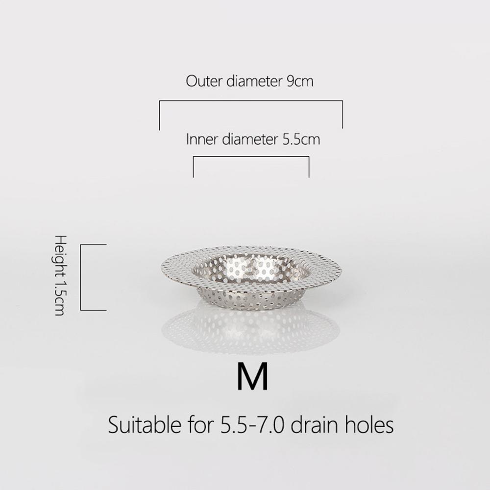 Stainless Steel Hair Strainers Bathroom Drain Accessories Kitchen Sink Filter Kitchen Tools Sink