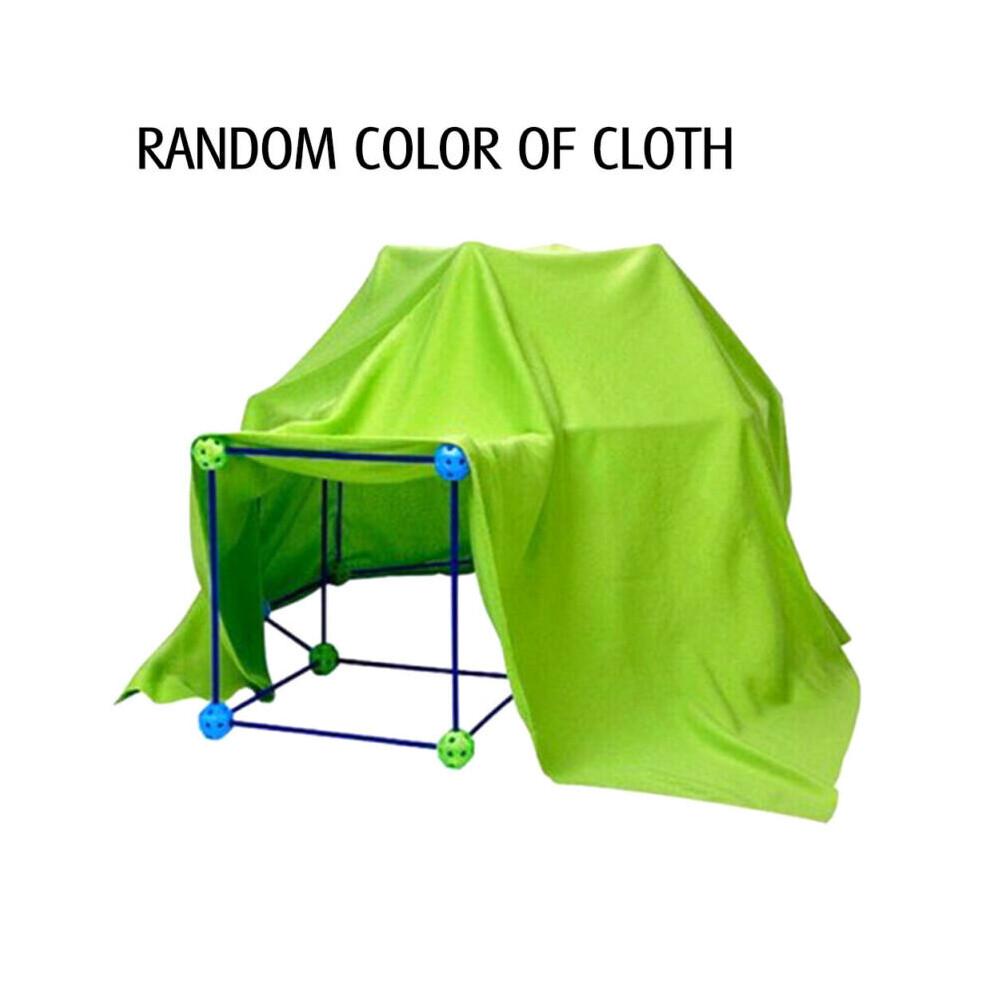 87Pcs Build Your Own Den Set Kit DIY Tent Children Developmental Toys Gifts