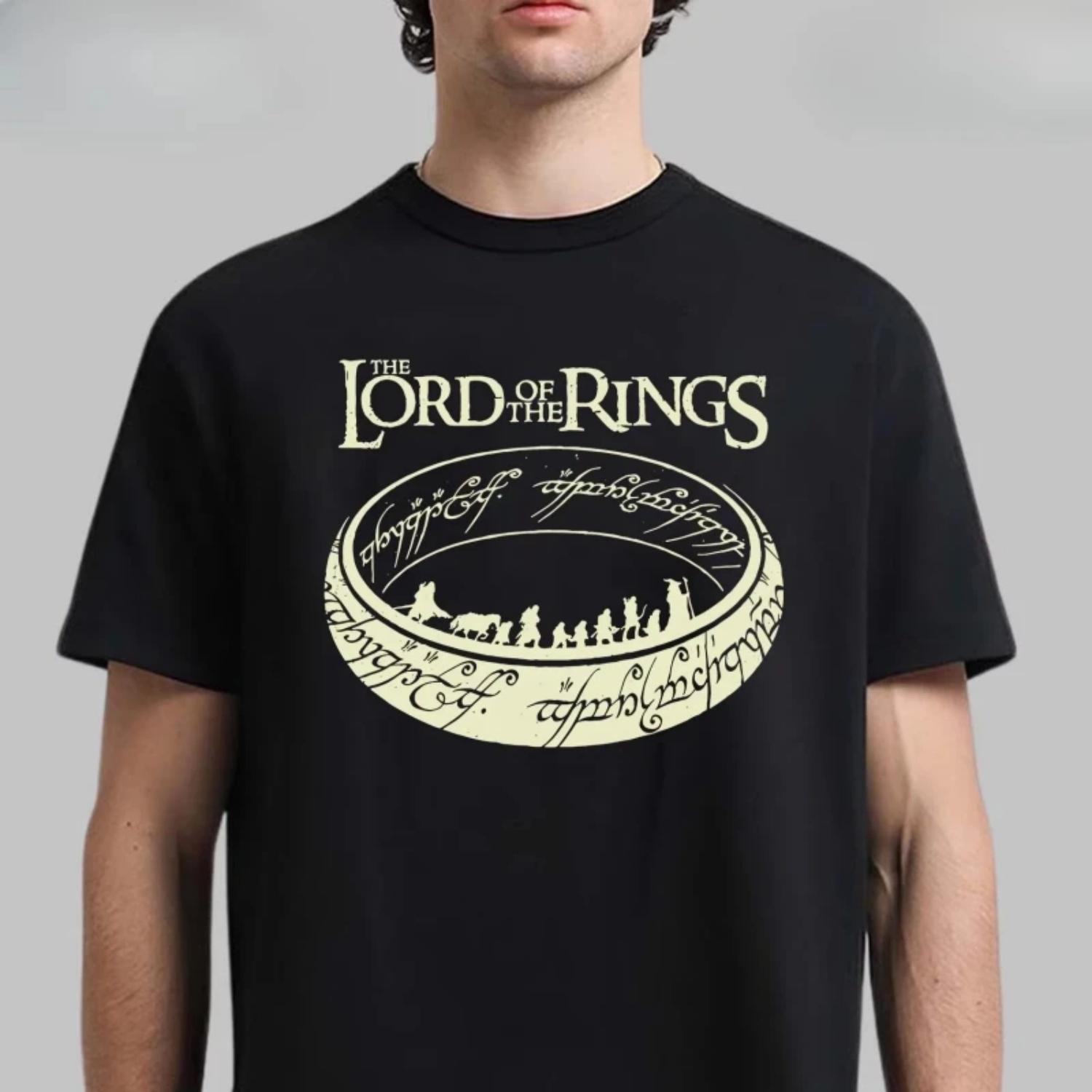 

2026 Lord of The Rings The Journey TShirt - Multicolors Size S-4XL High-end Luxury Is for Both Men and Women Top Y2k Summer S чёрный
