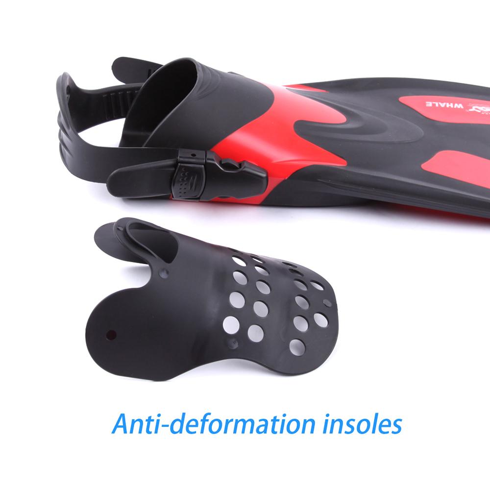 N / A Pinne Da Piscina Unisex-Adulto Leggero Pinne Snorkeling Corte Pinne Allenamento Nuoto - Rosso, XS