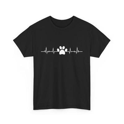 Herzschlag Pfote Hundeliebhaber T-Shirt