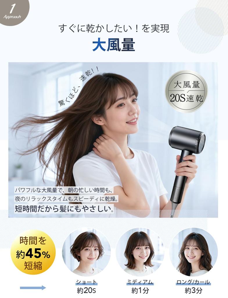 2025 Innovative Fast Hair Dryer with Alternating Hot and Cold 3 Airflow Constant Temperature Hair Cool Air Nozzle PSE Perfect for Home or Salon A