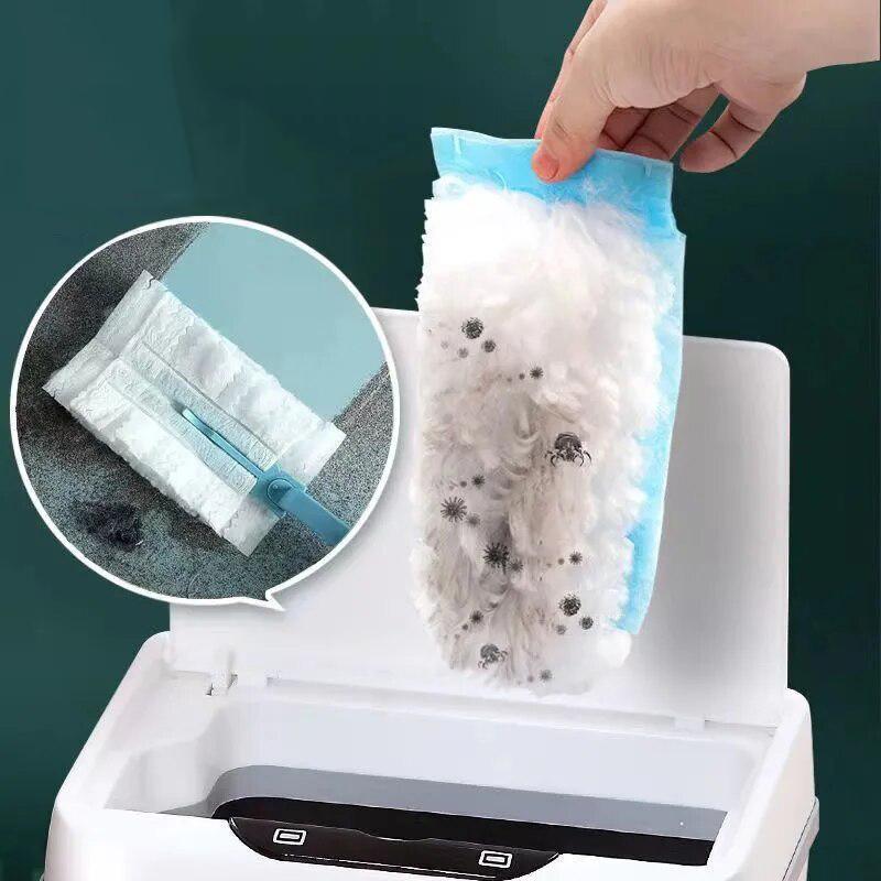 Disposable Dusters With Replace Heads Refills Duster Brush For Cleaning Home Office Blinds Car Surface Duster Cleaning Tool